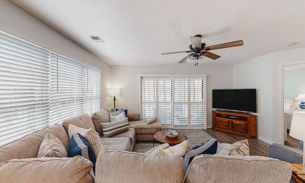 Sea Trail Condo | Coastal resort condo with on-site pools, hot tub, game room, & golf