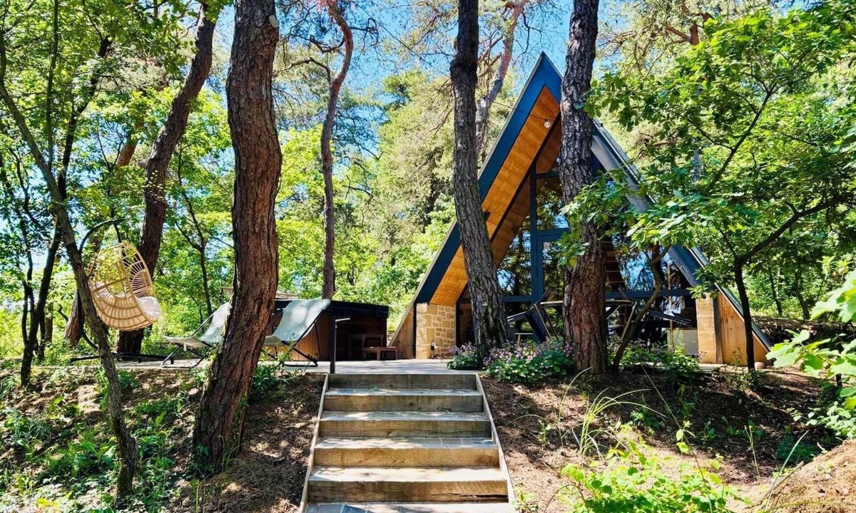 Bathernay Ski Chalet | CollinéA Chalet "CanopéA" 28 m² Private SPA