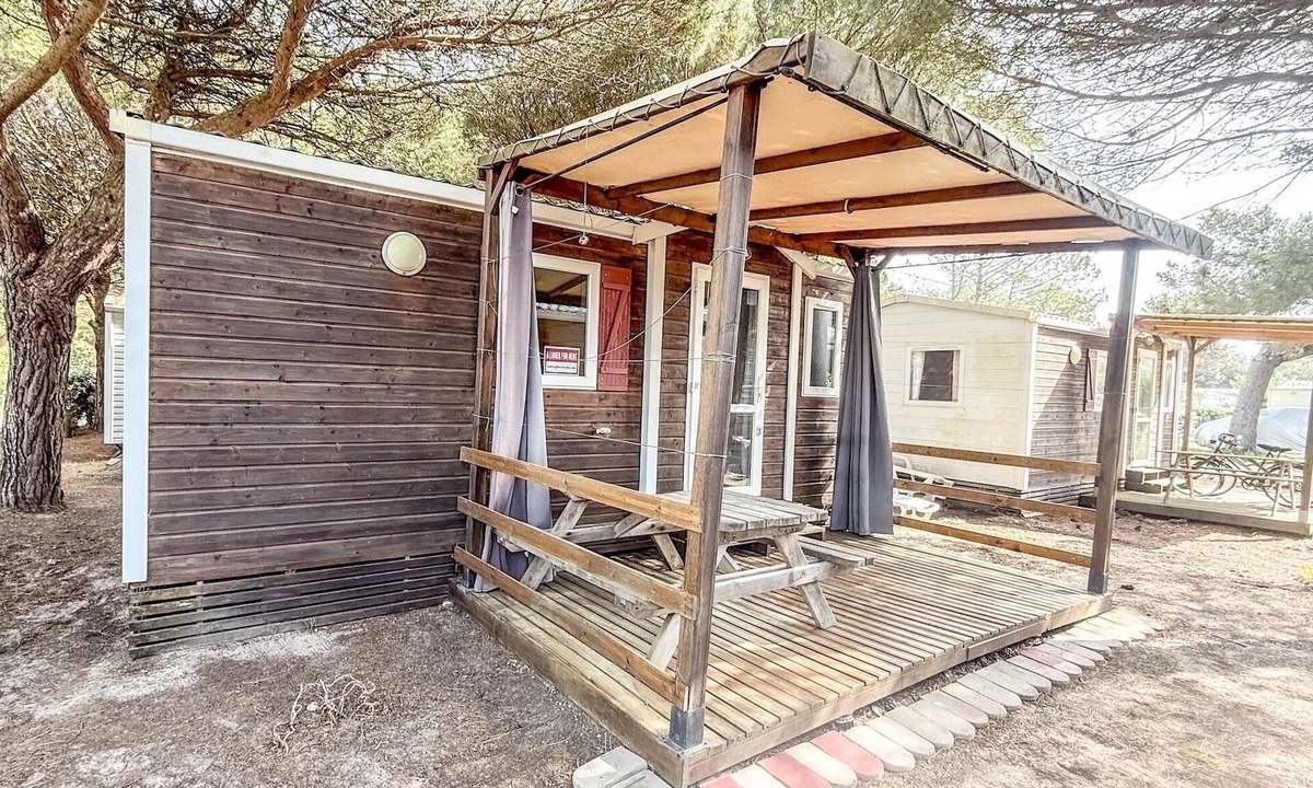 Vendays-Montalivet House | Comfortable mobile home for 4 people | pets welcome #Medoc#CHM#Monta