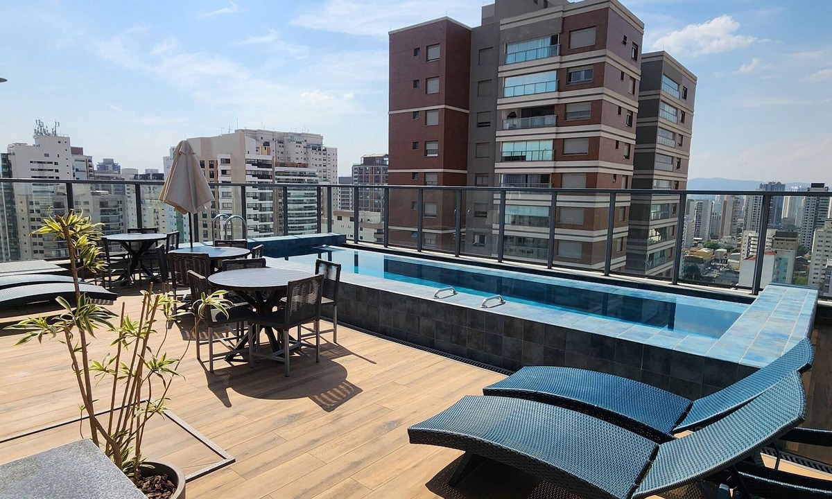 Perdizes Apartment | Comfortable studio apartment in Perdizes - Allianz Parque with pool and rooftop.