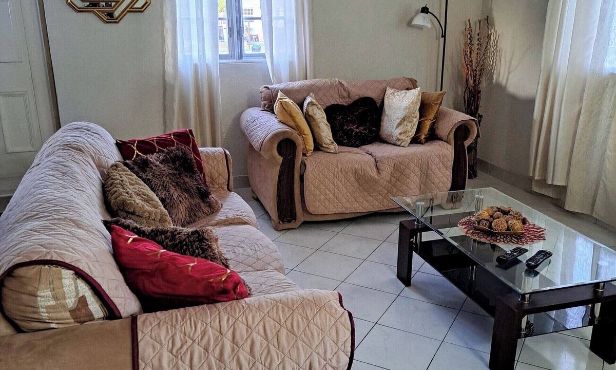 Enterprise Apartment | Comfortable upstairs 2-bdrm 2 bthrm apartment with AC in Christ Church