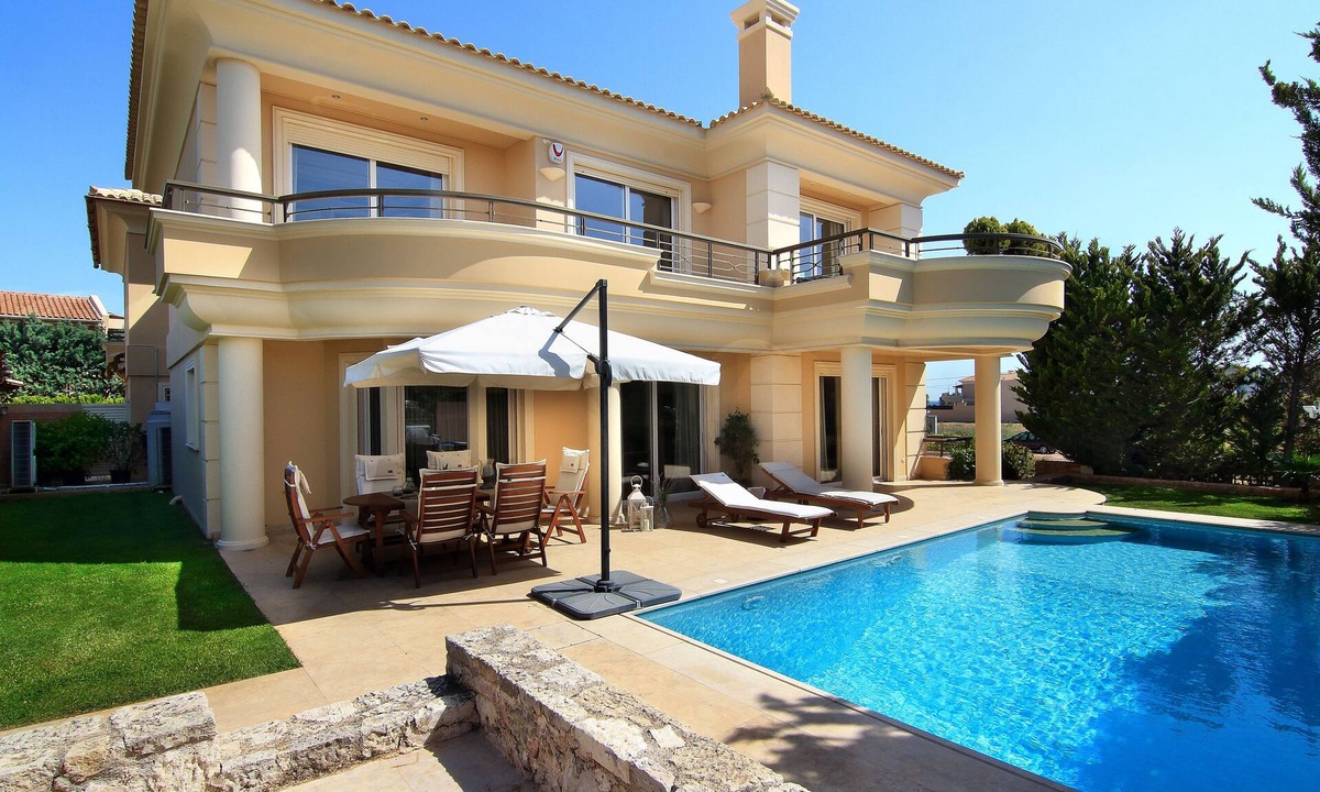 Vari Villa | Contemporary luxury villa with eclectic design a few steps away from Varkiza bay