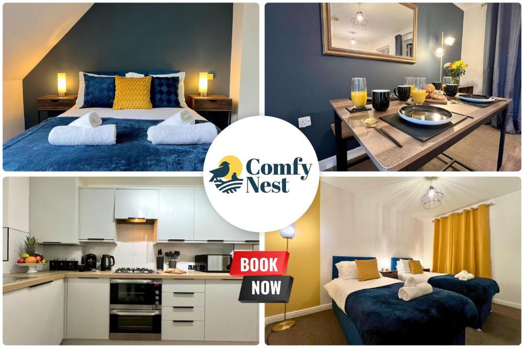 Stamford House | Contractor 4 bed, sleeps 7 long stay discount