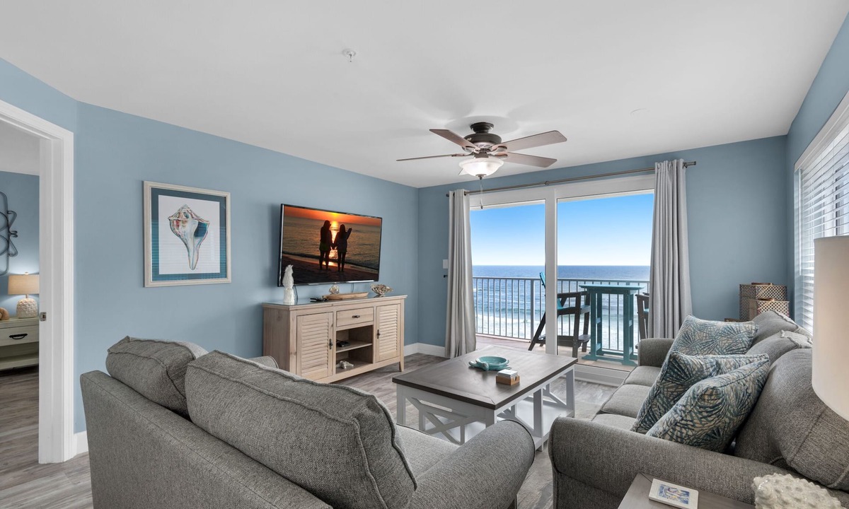 Fort Walton Beach Condo | ☀Corner Balcony~Beachfront ~ FREE Beach Service~Pool~2BR The Palms 501🌅