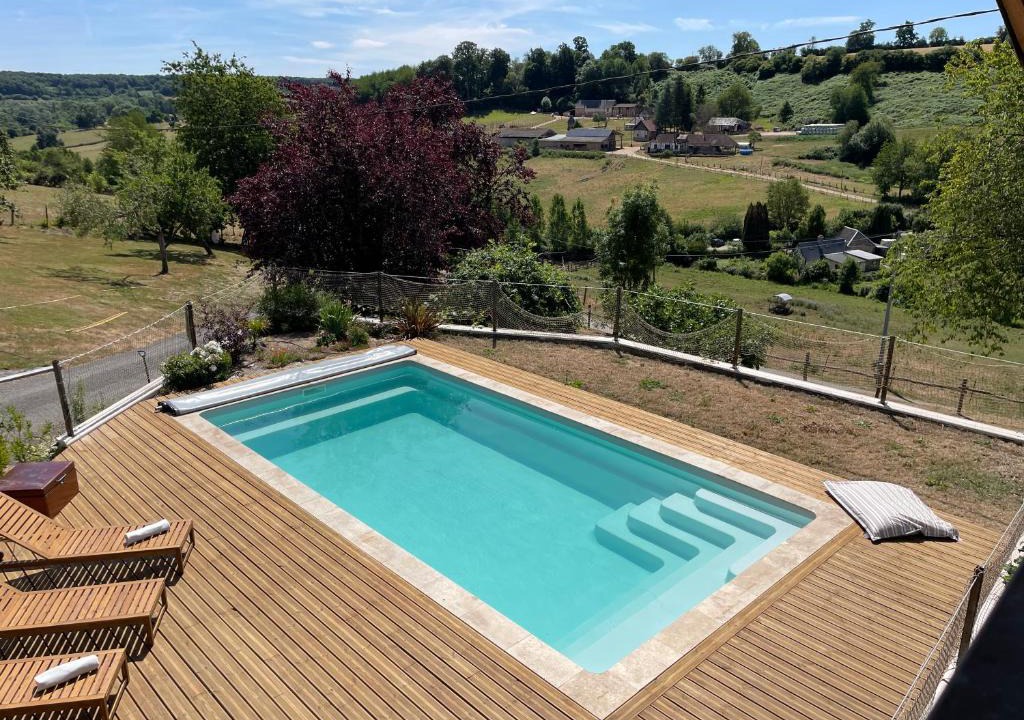 Vimoutiers House | Cottage de charme avec piscine et vue panoramique - 6-8 pers Pays d'Auge