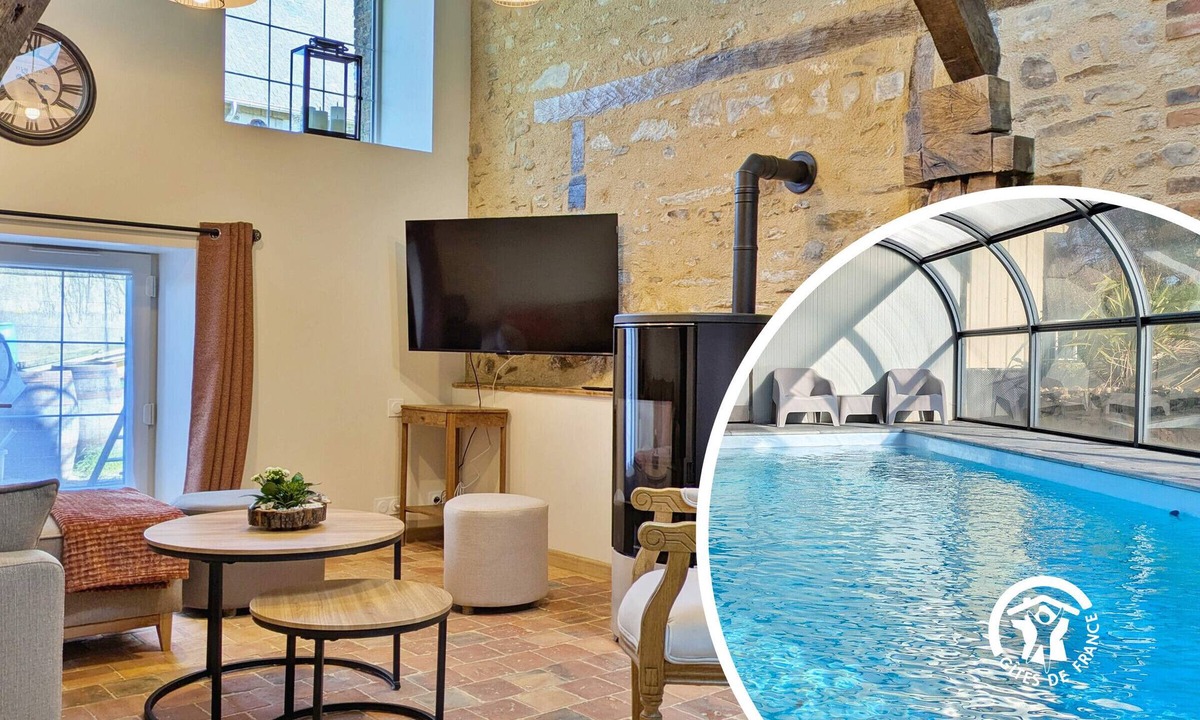 Bouchamps-les-Craon Cottage | Cottage with private pool - 6 guests