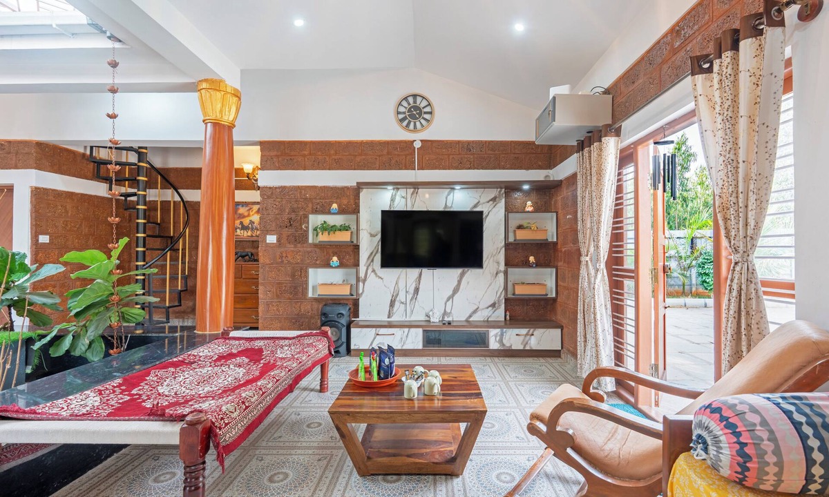 Doddaballapur Villa | Courtyard Banyan Rustic 2 BHK villa