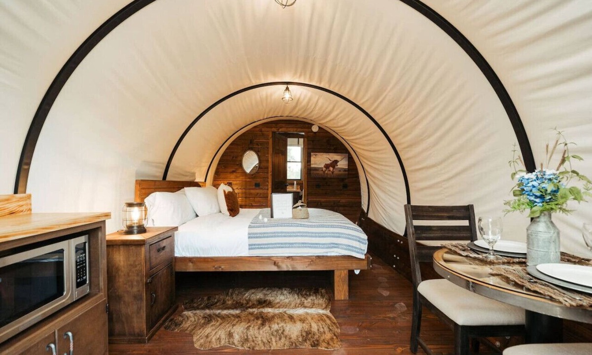 Branson Other | Covered Wagon on Real Ranch | Trails, Kayaks, & Animals- Lone Star Conestoga Wagon