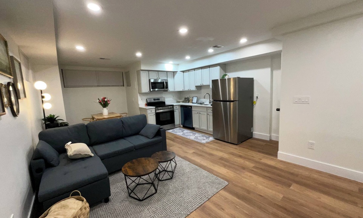 Washington House | Coze & Stylish Basement Retreat