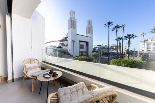 Quartier Hassan Apartment | Cozy 2 BR Medina Central - Cathedral View