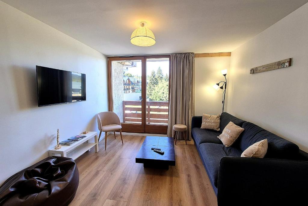 La Feclaz Apartment | Cozy apartment in the heart of La Féclaz sleeps 5 48m