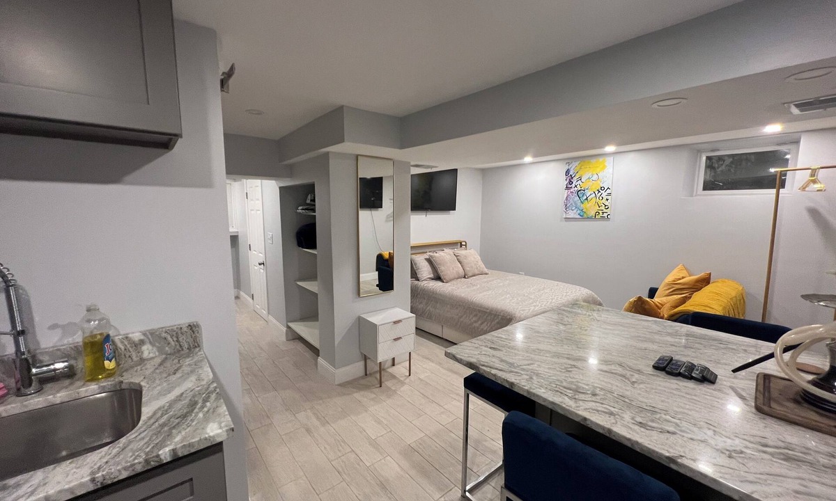 Southern Mattapan Apartment | Cozy basement/studio apartment with kitchenette and bathroom!