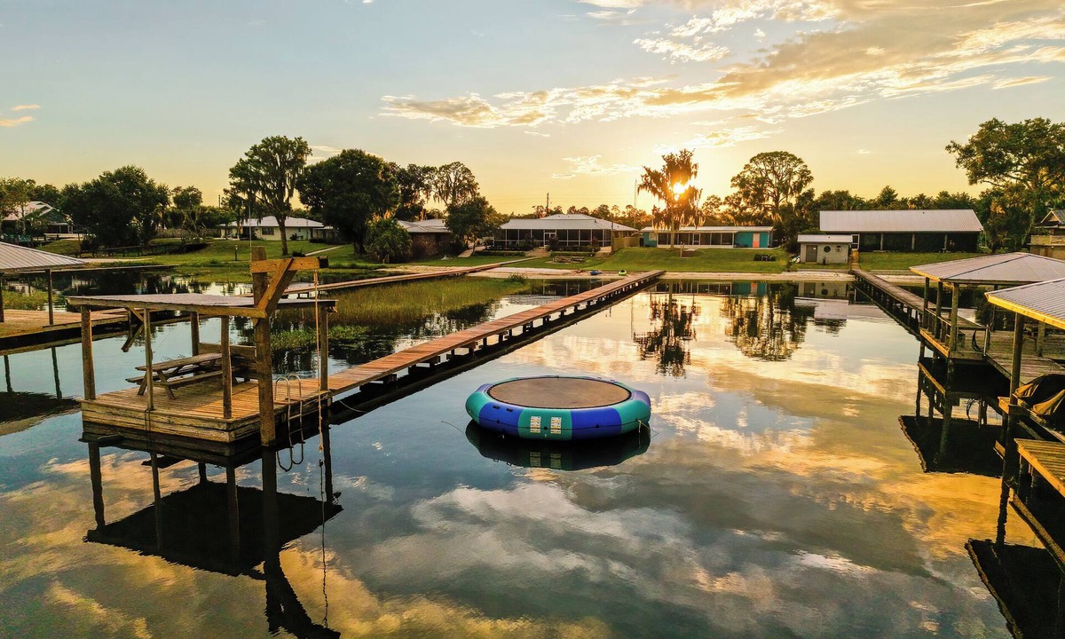 Placid Lakes House | Cozy Family Lakefront Home Dock, Fire Pit & Outdoor Fun & Relaxing views