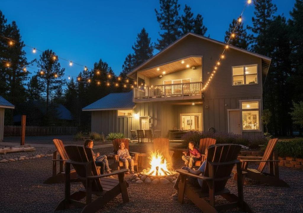 Ronald House | Cozy Pine Cabin Private Pool Access & Family Fun