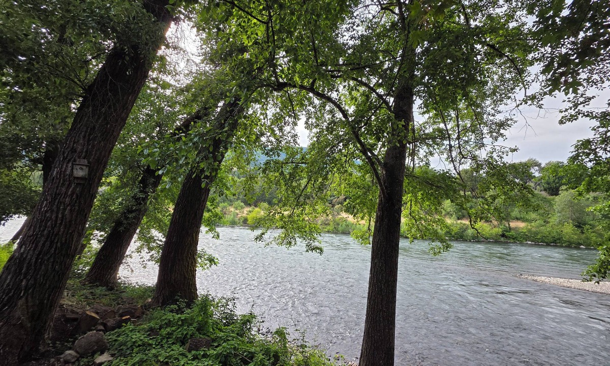 Grants Pass Cabin | Cozy river cabin with hot tub, great fishing, and peaceful nature views.