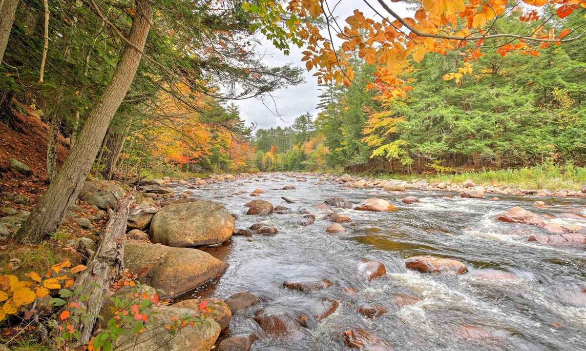 Glenfield Cabin | Cozy, Rustic Adirondack Riverfront Log Cabin, Rapids, Independence River