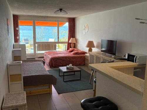 Veytaux Apartment | Cozy studio