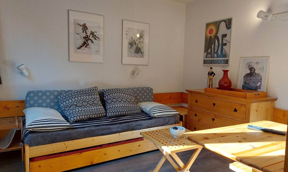 Arc-1800 Apartment | Cozy studio for 2, near slopes, Arc 1800