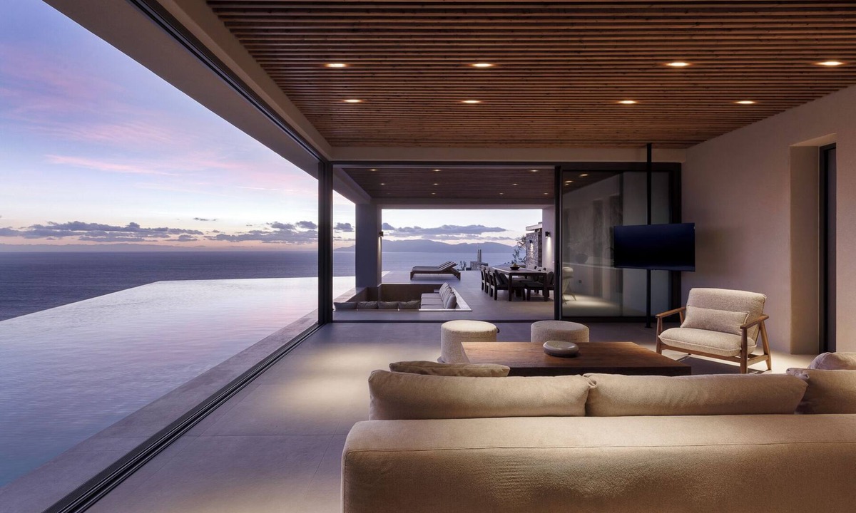 Milopotas Villa | Crimson View Villa by Hide Out