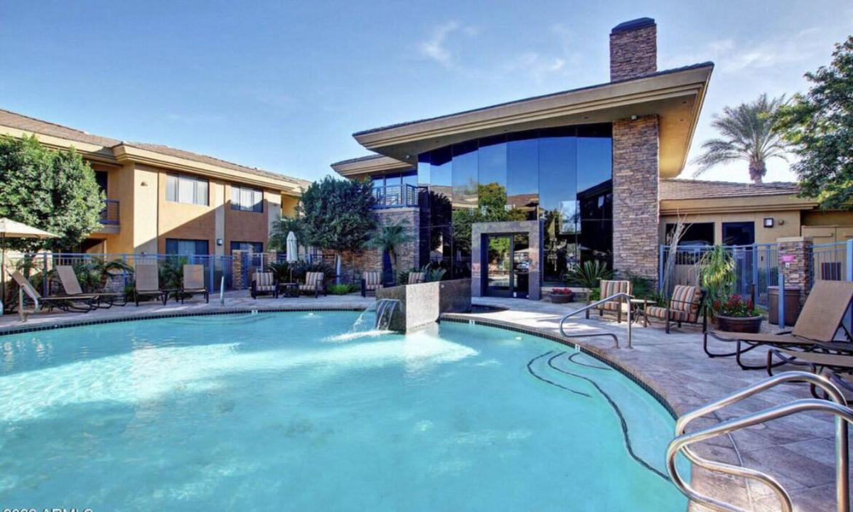 Desert View Village Condo | Desert Oasis with two master suites (KINGS) - pool view