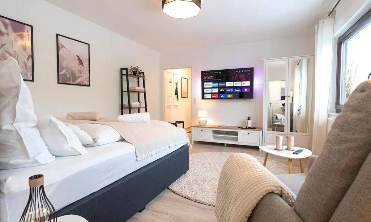 Crailsheim Apartment | Design Studio mit 30qm, 1 Wohn-schlafzimmer, Max. 2 Personen