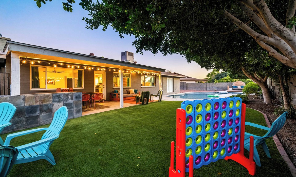 Tempe House | Designer Desert Hideaway - Sleep 16 - Heated Pool - Game Room
