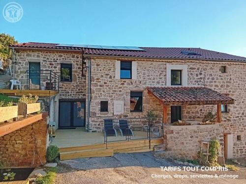Saint-Julien-Molin-Molette House | Deux gîtes cosy en pierre pour 11 personnes avec spa optionnel - FR-1-496-334