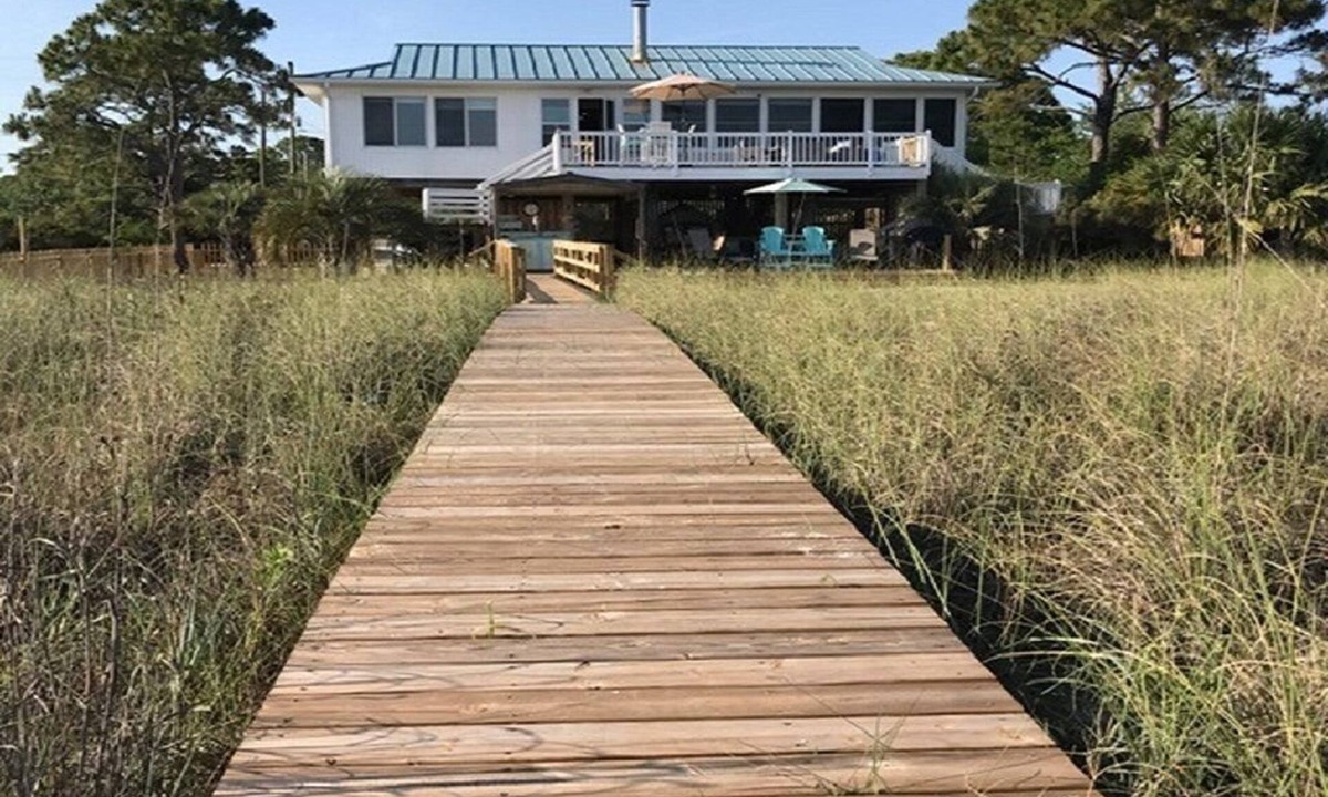 Alligator Point House | Direct Beach front-Pet Friendly-Immaculate, 3 Bedroom Oceanfront Paradise
