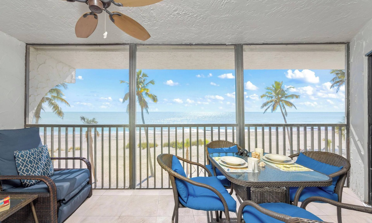 Sanibel Condo | Direct Beach Front/Best View of Gulf/Remodeled Pointe Santo E36 Sanibel