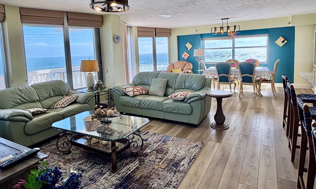 Ormond-by-the-Sea Condo | DIRECT on Ocean/Panoramic views/Ocean front 3BR/8th Floor/No Beach Traffic