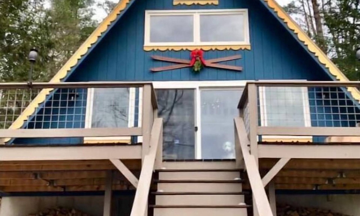 Antrim Ski Chalet | Direct Waterfront, Year-Round, A-Frame Cabin