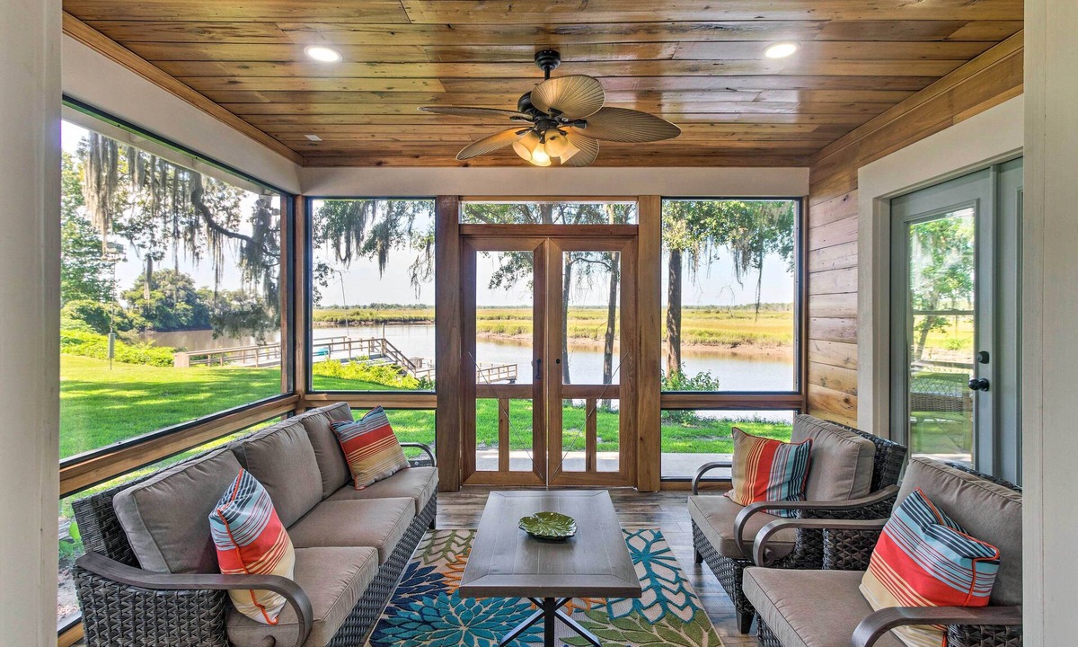 Darien Cottage | Dock, Altamaha River Access! Angler's Paradise