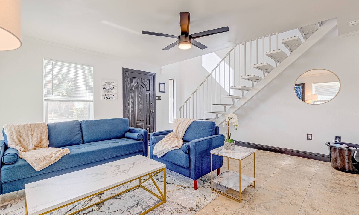 Indialantic House | Dog-friendly duplex with fenced yard, private outdoor living, AC, & washer/dryer