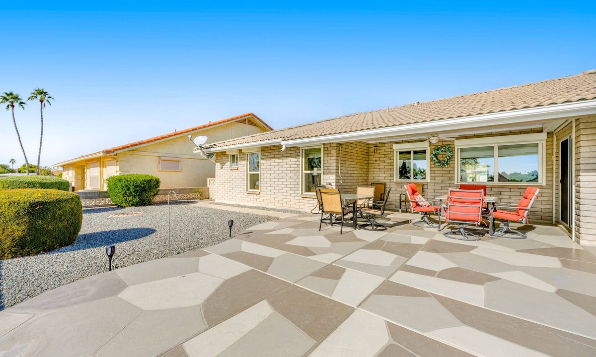 Sunland Village East House | Dog-friendly, golf course adjacent home with a pool, hot tub, & fitness center