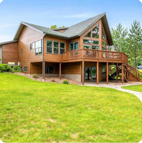 Eagle River House | Dog Friendly Lakefront Escape Dock Fire pit game room