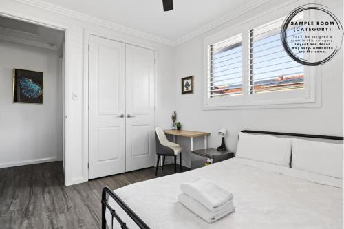 Cabramatta House | Double Bed at Central Cabramatta Foodies Paradise - Shared Bathroom and Amenities
