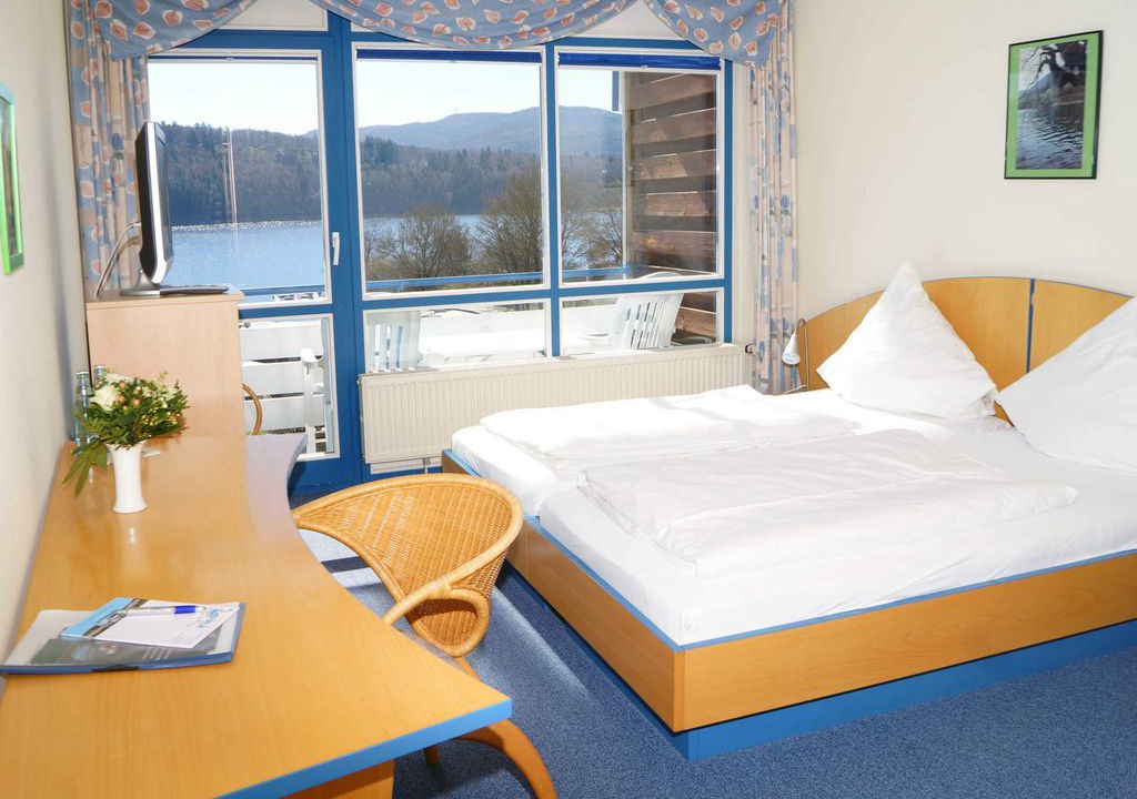 Waldeck Apartment | Double room with balcony (dog) - Hotel Haus am See