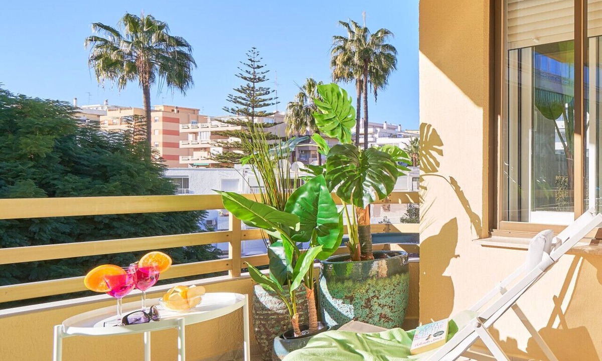 Marbella City Centre Apartment | Downtown Marbella, steps from beach - sunny terrace, walk to everything!