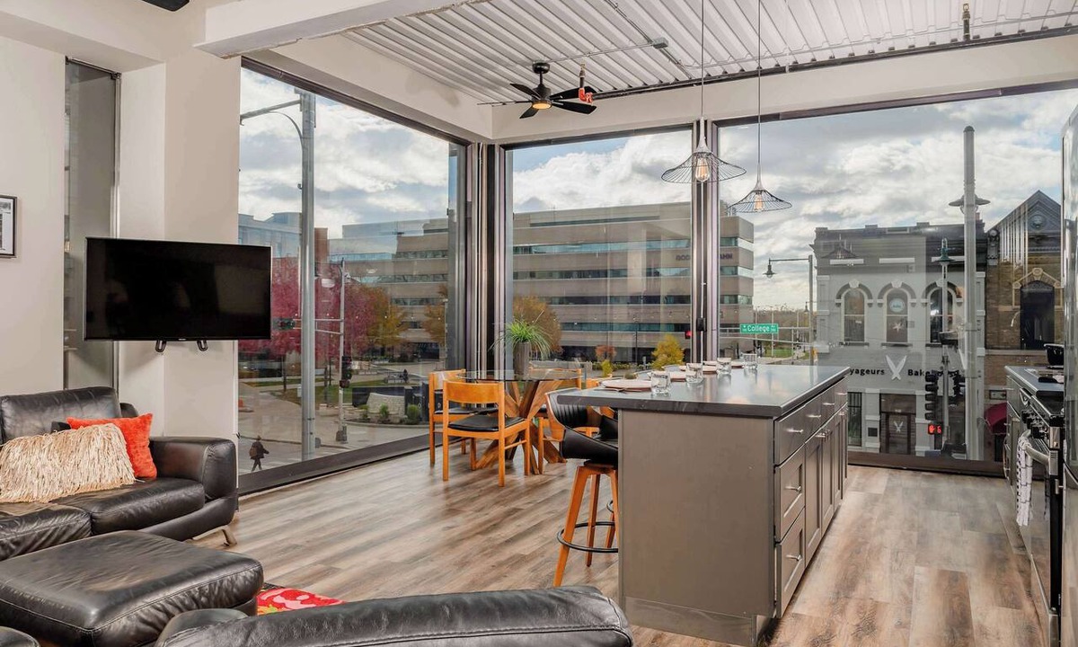 Appleton Apartment | Downtown Penthouse w/City Views & Free Parking