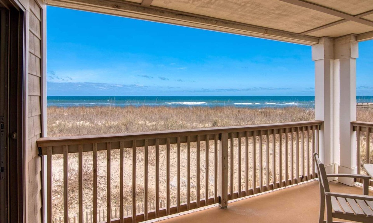 South Nags Head Condo | DS203 Ocean-Front Condo with Pool and Ocean Views!