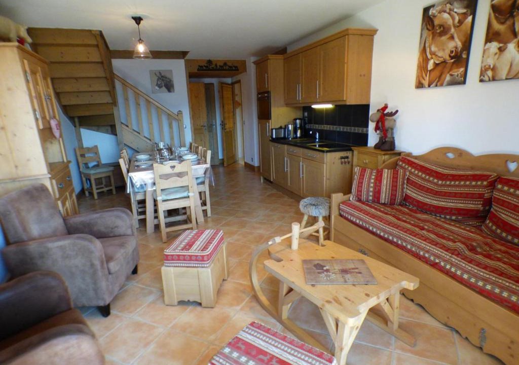 Bisanne 1500 Apartment | Duplex 4 pièces avec piscine intérieure, parking, 8 pers, proche Les Saisies - FR-1-594-303