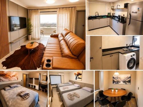 Centro Apartment | Duplex Moderno 2 Suites no Coração do Centro - Avenida Principal! Ar nas 02 Suítes! Comporta até 06 Pessoas