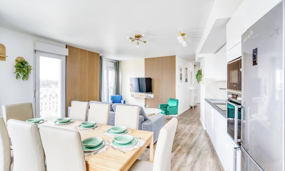 Le Blanc-Mesnil Apartment | Duplex* Paris, Villepinte Expo, CDG, Disneyland