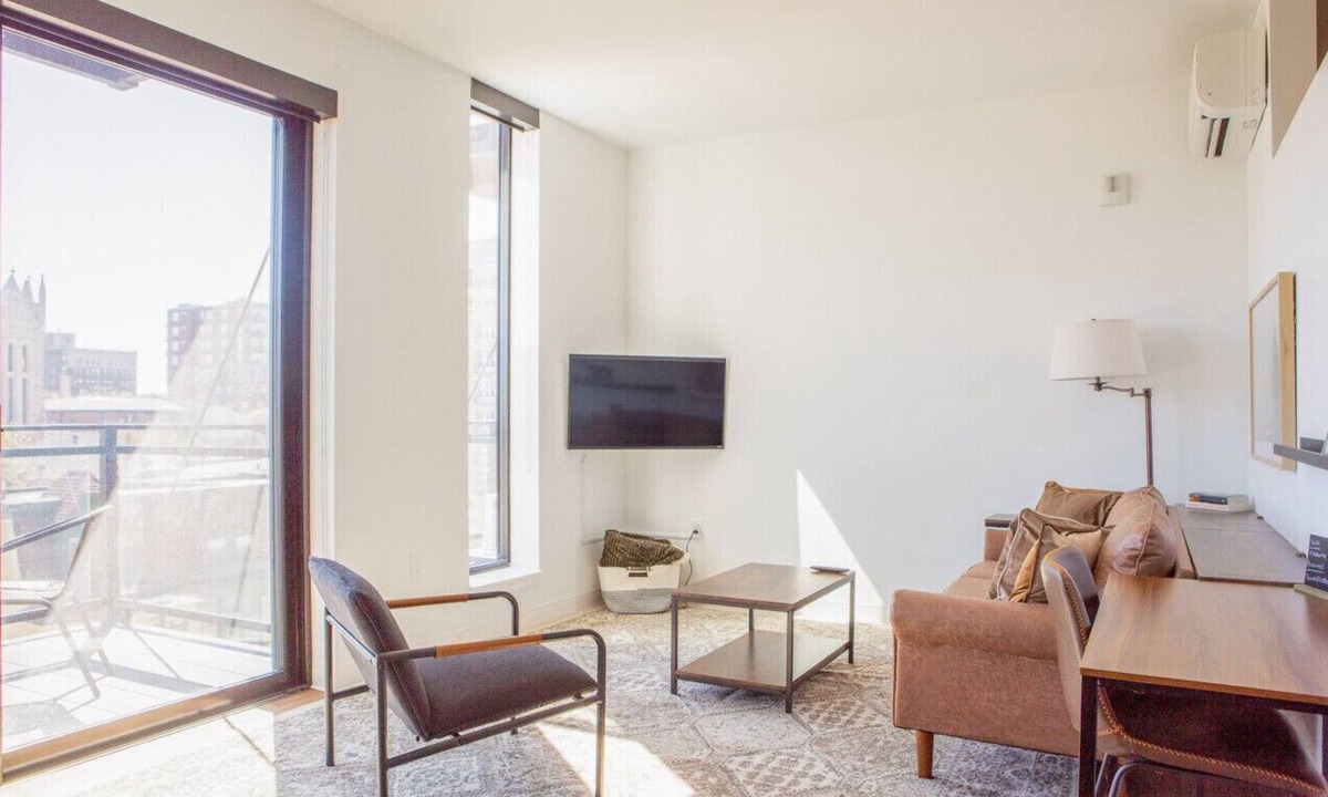 Yankee Hill Apartment | East Side 1BR Apt with Balcony, Pool, and Gym
