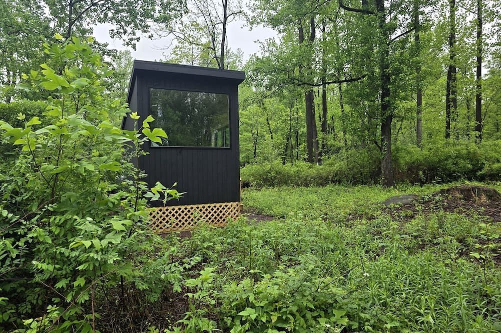 Quakertown House | Eastern Redbud: Escape to a Cozy Woodland Tiny Home and a Peaceful Forest Retreat Perfect for Two in Pennsylvania