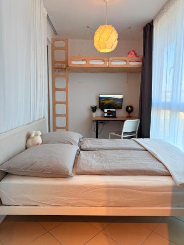 Hloubetin Apartment | Easy City Access Bright 1BR with Underground Parking