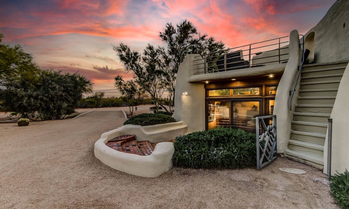 Desert View Village House | Eclectic Santa Fe Ranch Home + Casita with Hot Tub in Cave Creek