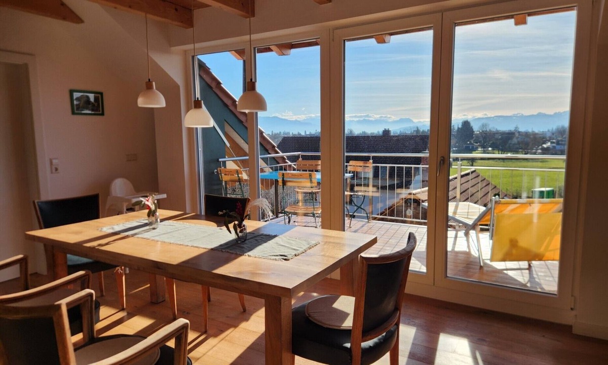 Bodolz Apartment | Eco Apartment with Alpine Views, Garden & Pool