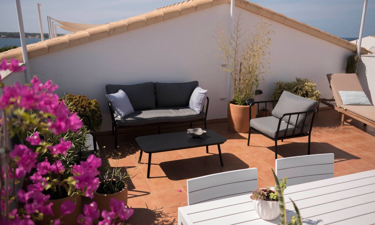 La Savina Apartment | 'Edificio Can Sord Apartment Nº 2' with Sea View, Terrace & Wi-Fi
