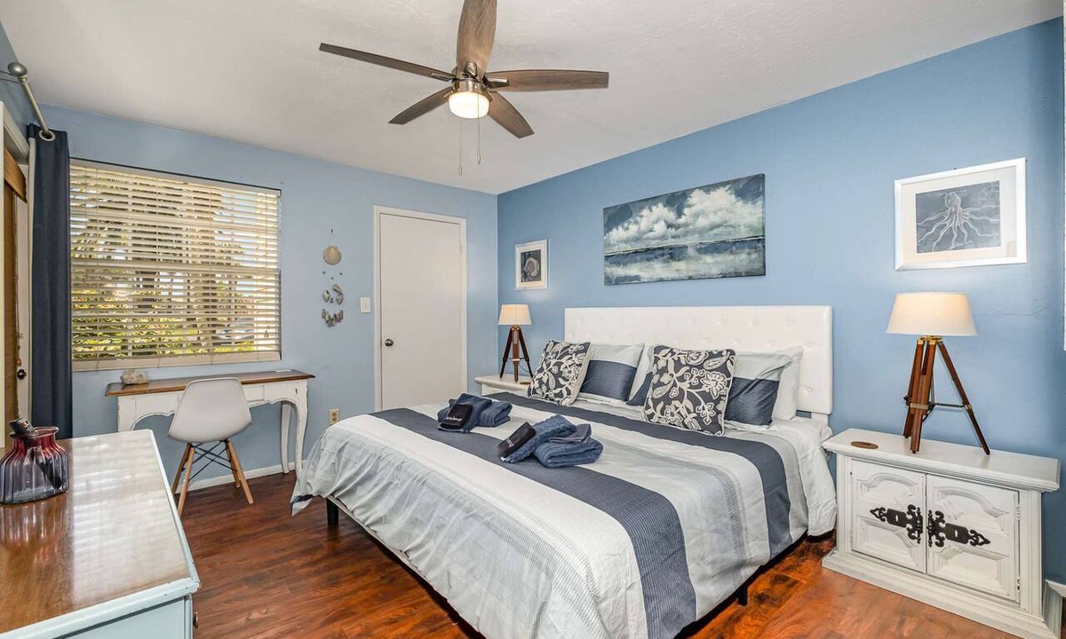 Ocean Side Village Condo | Egret · Ground Floor 2/2 Condo · Half Mile to Beach (King Bed in Master)